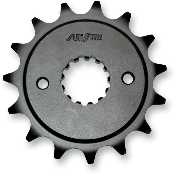 ZX 9R NINJA (2000 - 2001) 16t 520 pitch black steel front replacement sprocket | SUNSTAR SPROCKETS