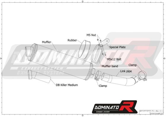 KLZ 1000 VERSYS (2019 - 2021) homologated exhaust silencer oval | Dominator