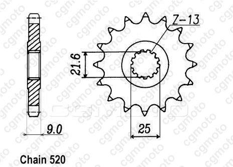 ZX 6R NINJA (2007 - 2012) regina 520 z-ring replacement chain kit with sprockets | REGINA