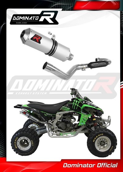 KFX 450 R (2008 - 2014) full exhaust system silencer mx | Dominator