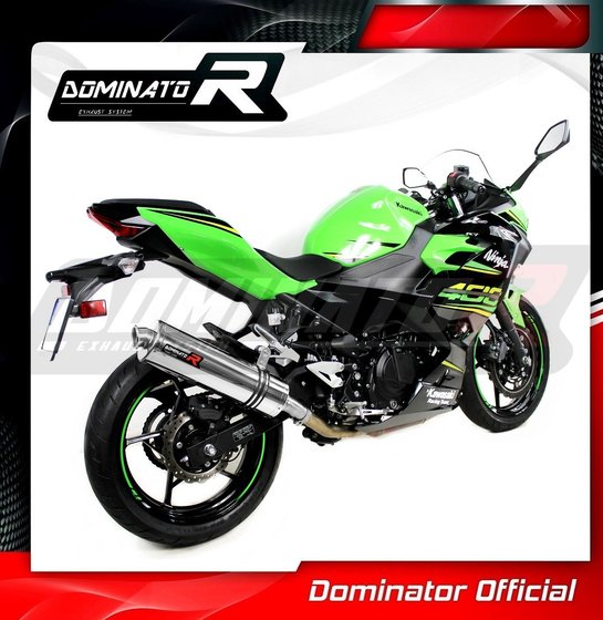 EX 400 NINJA (2018 - 2019) exhaust silencer round | Dominator