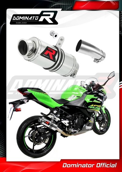 EX 400 NINJA (2018 - 2019) exhaust silencer gp1 | Dominator