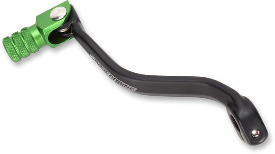 KX 85 (2002 - 2019) folding forged aluminum shift lever - green | MOOSE RACING