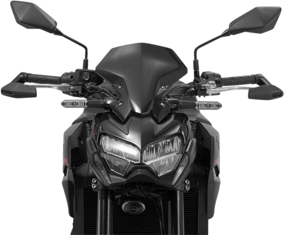 Z 900 (2017 - 2022) lever guards with wind protection | SW-MOTECH