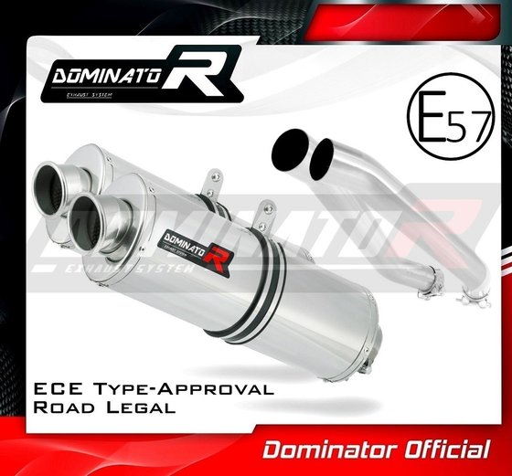 Z 1000 (2003 - 2006) homologated exhaust silencer oval | Dominator