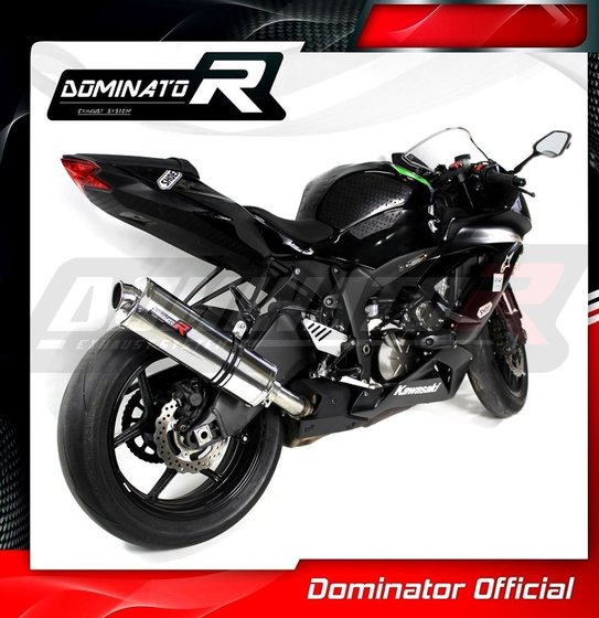 ZX 6R NINJA (2009 - 2016) exhaust silencer oval | Dominator