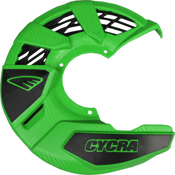 KX 450 F (2008 - 2015) green disc cover | CYCRA