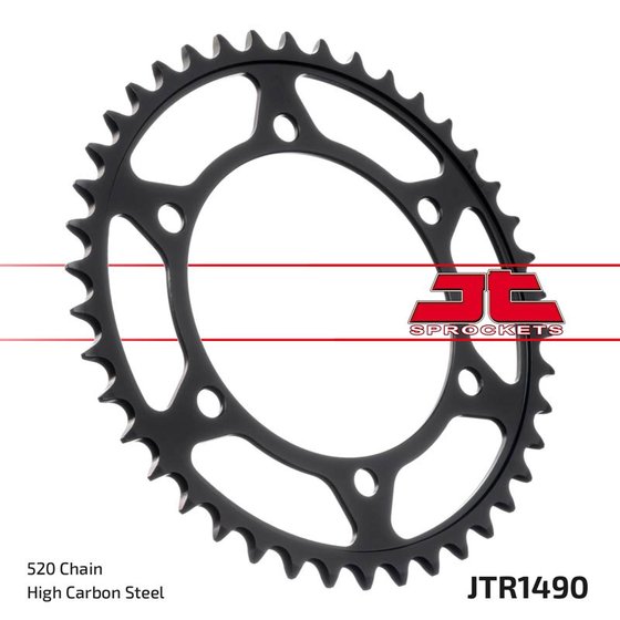 EN 500 VULCAN (1996 - 2009) rear sprocket 37 tooth pitch 520 black | JT Sprockets