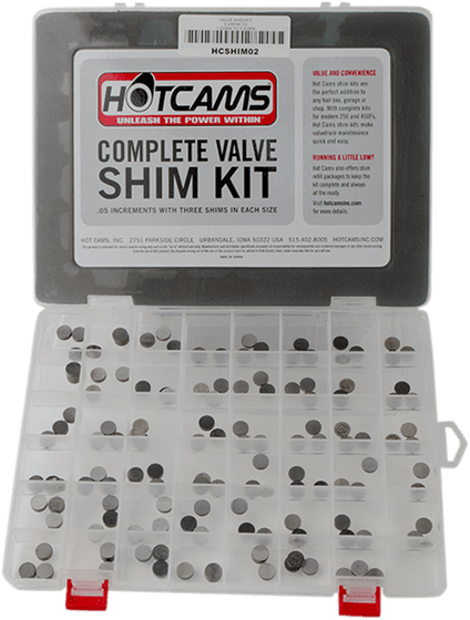 KX 450 F (2008 - 2017) valve shims set | Hot Cams