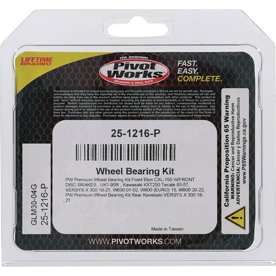 W 800 (2015 - 2022) wheel bearing kit front | All Balls