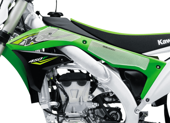 KX 450 F (2016 - 2018) side tankpad clear for kx450f | ONEDESIGN