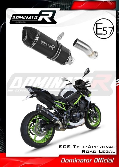 Z 900 (2020 - 2022) eu approved exhaust hp1 black | Dominator