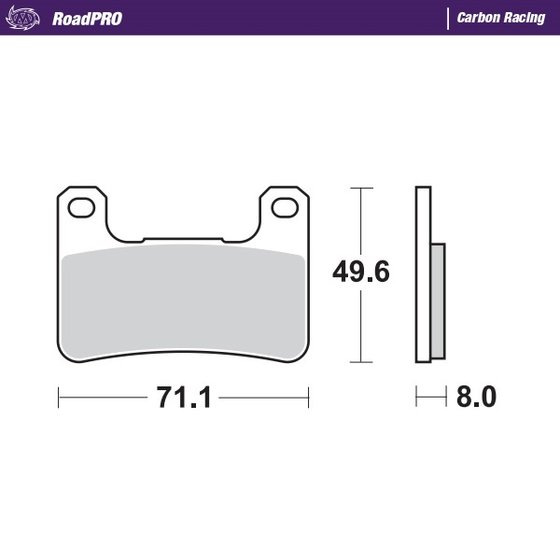 Z 1000 SX NINJA (2011 - 2019) carbon racing brake pads | MOTO-MASTER