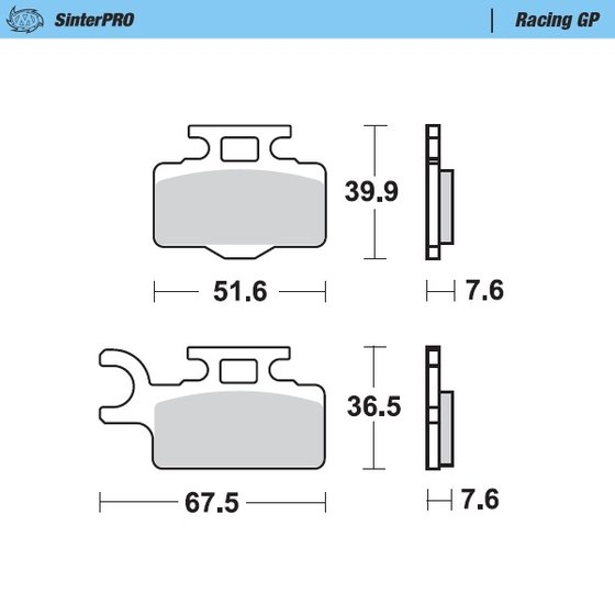 KX 65 (2000 - 2023) moto-master brakepads kawasaki kx 65 | MOTO-MASTER