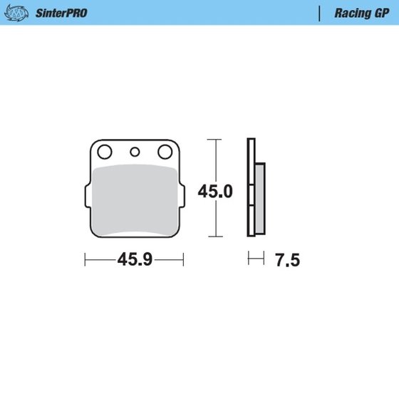 KX 65 (2000 - 2023) racing brake pad | MOTO-MASTER