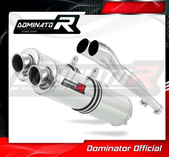 NINJA ZX 14 R (2006 - 2011) exhaust silencer round | Dominator