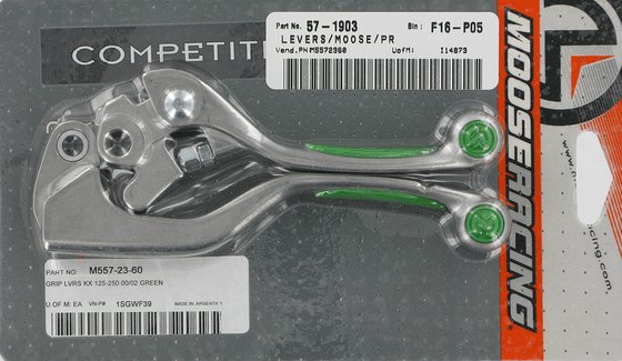 KX 250 F (2004 - 2004) competition lever green | MOOSE RACING