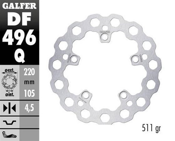 GTR 1400 (2008 - 2016) rear brake disc | GALFER