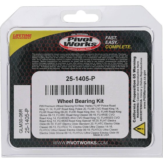 KAF 620 MULE (1993 - 2000) wheel bearing kit rear | All Balls