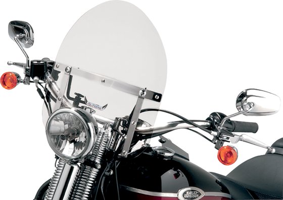 VN 900 VULCAN CUSTOM (2007 - 2023) mini police windshield | SLIPSTREAMER