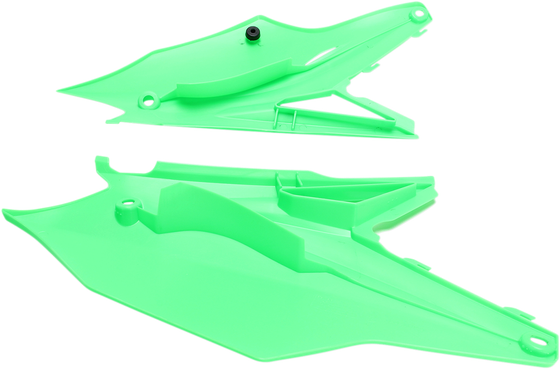 KX 450 F (2016 - 2018) fluorescent green side panels for kawasaki kxf250/450 | UFO