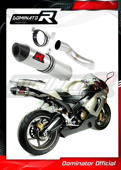 ZX 6R NINJA (2005 - 2006) exhaust silencer hp2 | Dominator