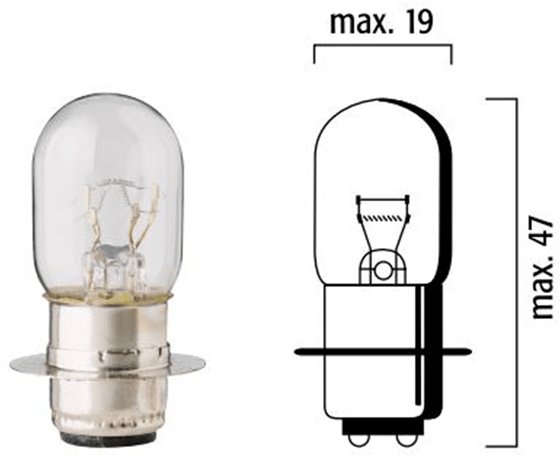 KVF 400 PRAIRIE (1997 - 2002) 12v 25/25w bulb (pack of 10) | FLOSSER