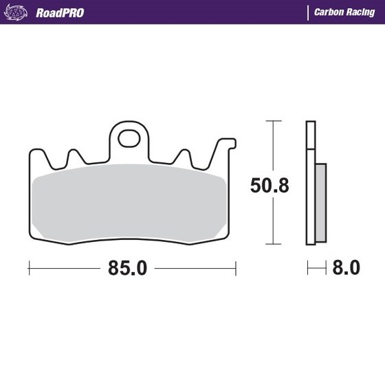 Z H2 (2020 - 2020) carbon racing brake pads | MOTO-MASTER