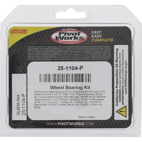 KLR 650 (2022 - 2022) wheel bearing kit front | All Balls