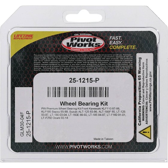 KLF 110 MOJAVE (1987 - 1988) wheel bearing kit front | All Balls