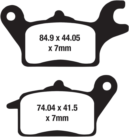 Z 125 (2016 - 2020) british made organic fa series brake pads | EBC