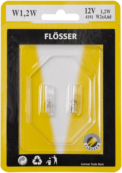 W 800 (2011 - 2013) 12v 2w t5 w2x4 6d bulbs (pack of 10) | FLOSSER