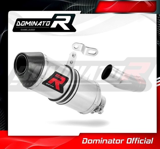 ZX 6R NINJA (2009 - 2016) exhaust silencer low level hp3 | Dominator