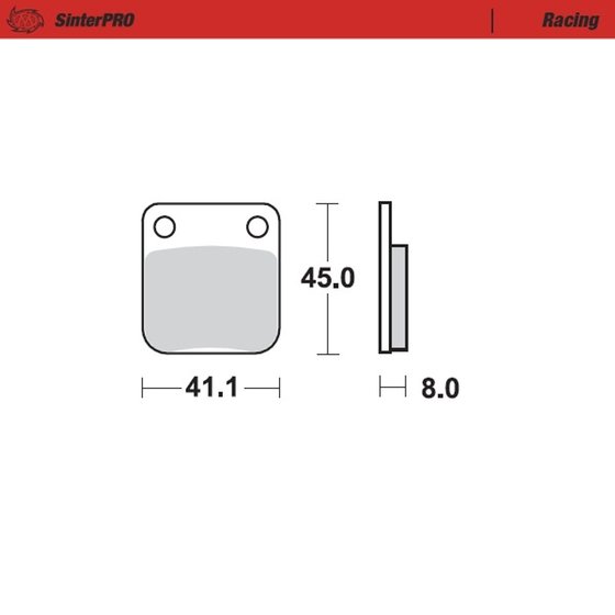 KX 65 (2000 - 2022) sintered metal racing brake pads | MOTO-MASTER