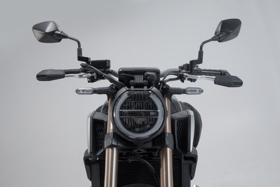 Z 650 (2017 - 2021) lever guards with wind protection | SW-MOTECH