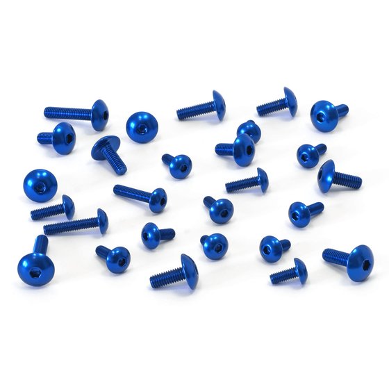 EX 400 NINJA (2011 - 2021) fairing bolt kit for kawasaki (blue) | PRO BOLT