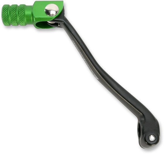 KX 450 F (2006 - 2015) folding forged aluminum shift lever - green | MOOSE RACING