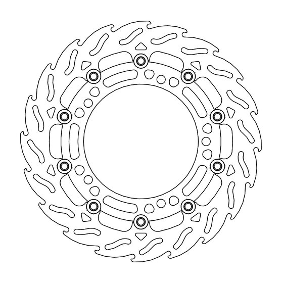 NINJA 650 (2017 - 2021) moto-master flame brakedisc front left kawasaki: z650/900, ninja 650 2017--> | MOTO-MASTER