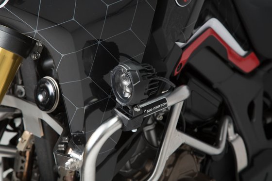 W 800 CAFE (2019 - 2020) crash bar clamps for lights | SW-MOTECH