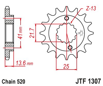 ZX 6R NINJA 636 (2002 - 2006) steel front sprocket | JT Sprockets