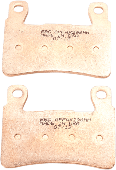 ZX 6R NINJA 636 (2013 - 2020) gpfax sintered road brake pads | EBC