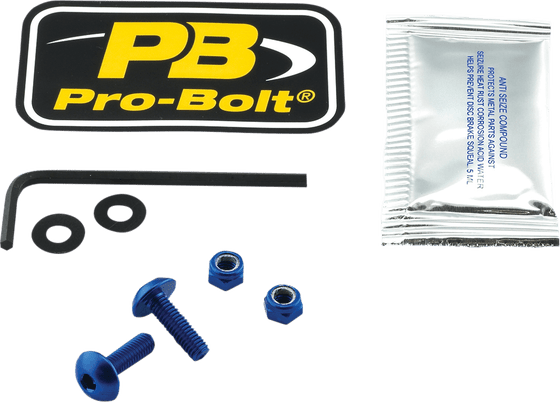 Z 1000 SX NINJA (2014 - 2016) license plate screw pack | PRO BOLT