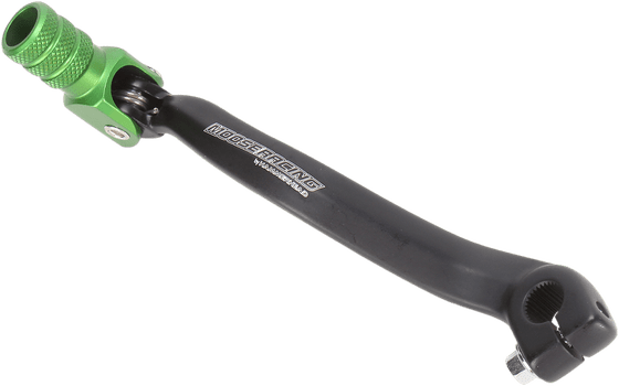 KX 85 (2002 - 2019) folding forged aluminum shift lever - green | MOOSE RACING