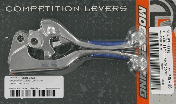 KX 250 F (2013 - 2015) blue competition lever set | MOOSE RACING