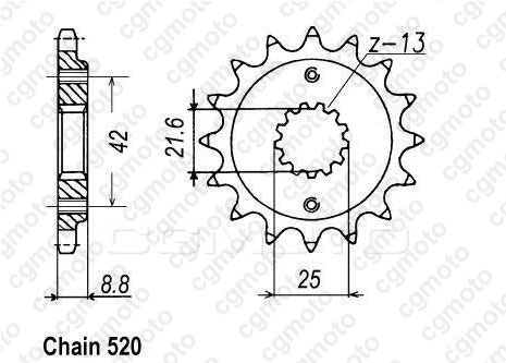 KLE 500 (1991 - 1996) regina 520 o-ring chain and sprocket kit for kawasaki kle500 | REGINA