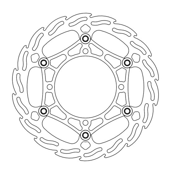 KX 450 F (2006 - 2023) moto-master flame brakedisc front kawasaki 260mm floating | MOTO-MASTER