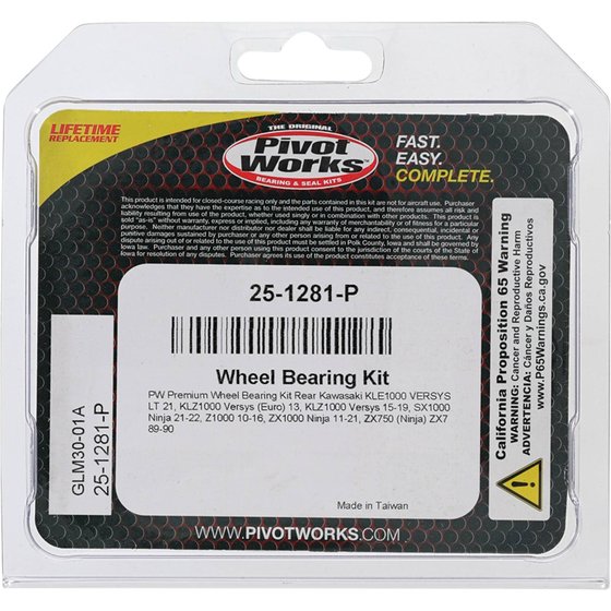 Z 1000 (2010 - 2016) wheel bearing kit rear | All Balls