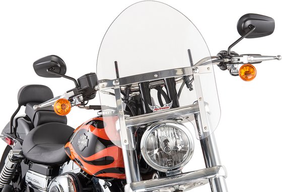 VN 1600 VULCAN CLASSIC (2003 - 2008) mini police windshield | SLIPSTREAMER