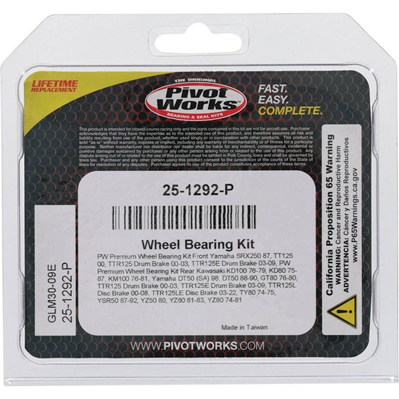 KD 80 (1975 - 1987) wheel bearing kit front | All Balls