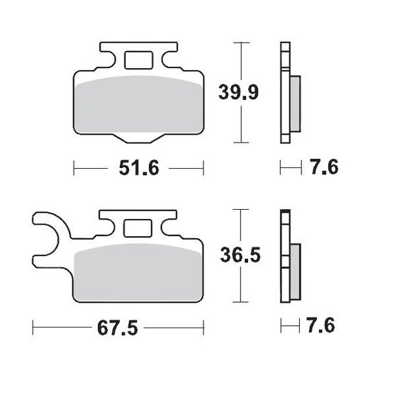 KX 65 (2000 - 2023) moto-master brakepads kawasaki kx 65 | MOTO-MASTER